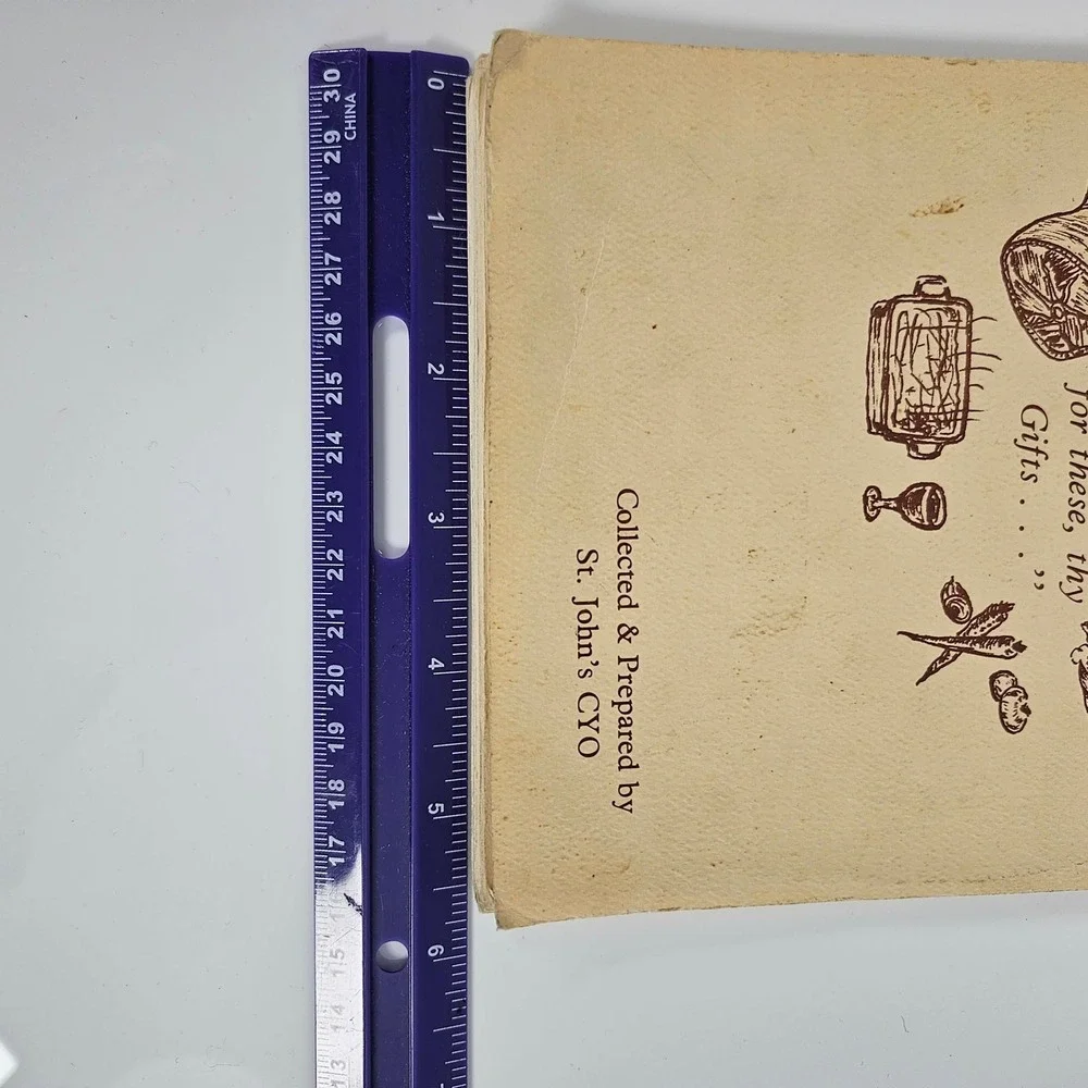 Vintage 1981 Saint Johns Cookbook Summerville South Carolina Church Recipes CYO